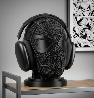 3D Printed Spider head Headphone Holder