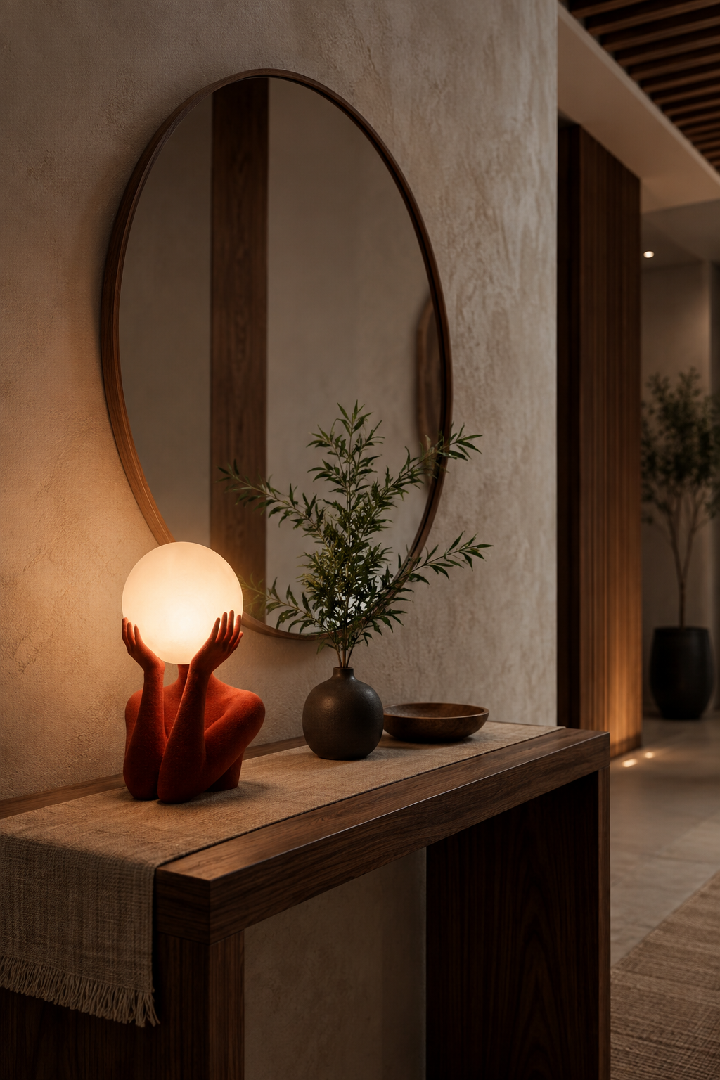 Human Soul LED Table Lamp | 3D Printed Miniature table Lamp | Home Décor | Ambient Night Light